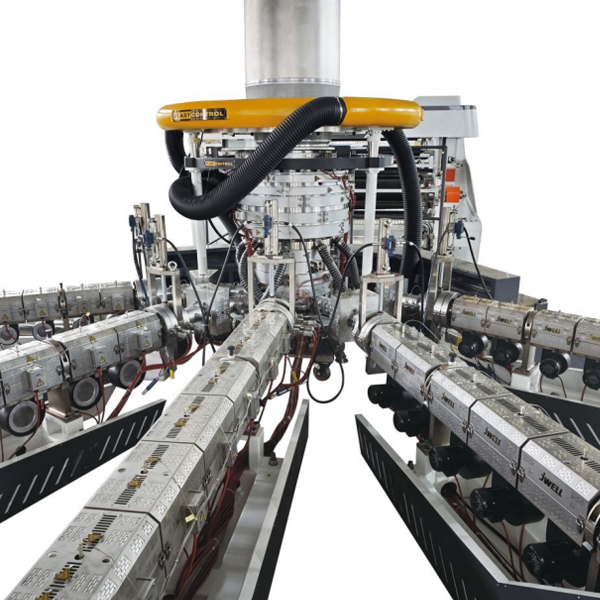 Machine de film soufflé par co-extrusion à 5 couches