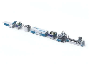 Ligne d'extrusion de panneaux creux en plastique PP/PE